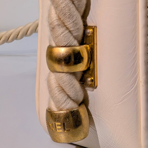 Chanel Rare White En Vogue Rope Handbag Cruise RUNWAY 2019 - Picture 6 of 16
